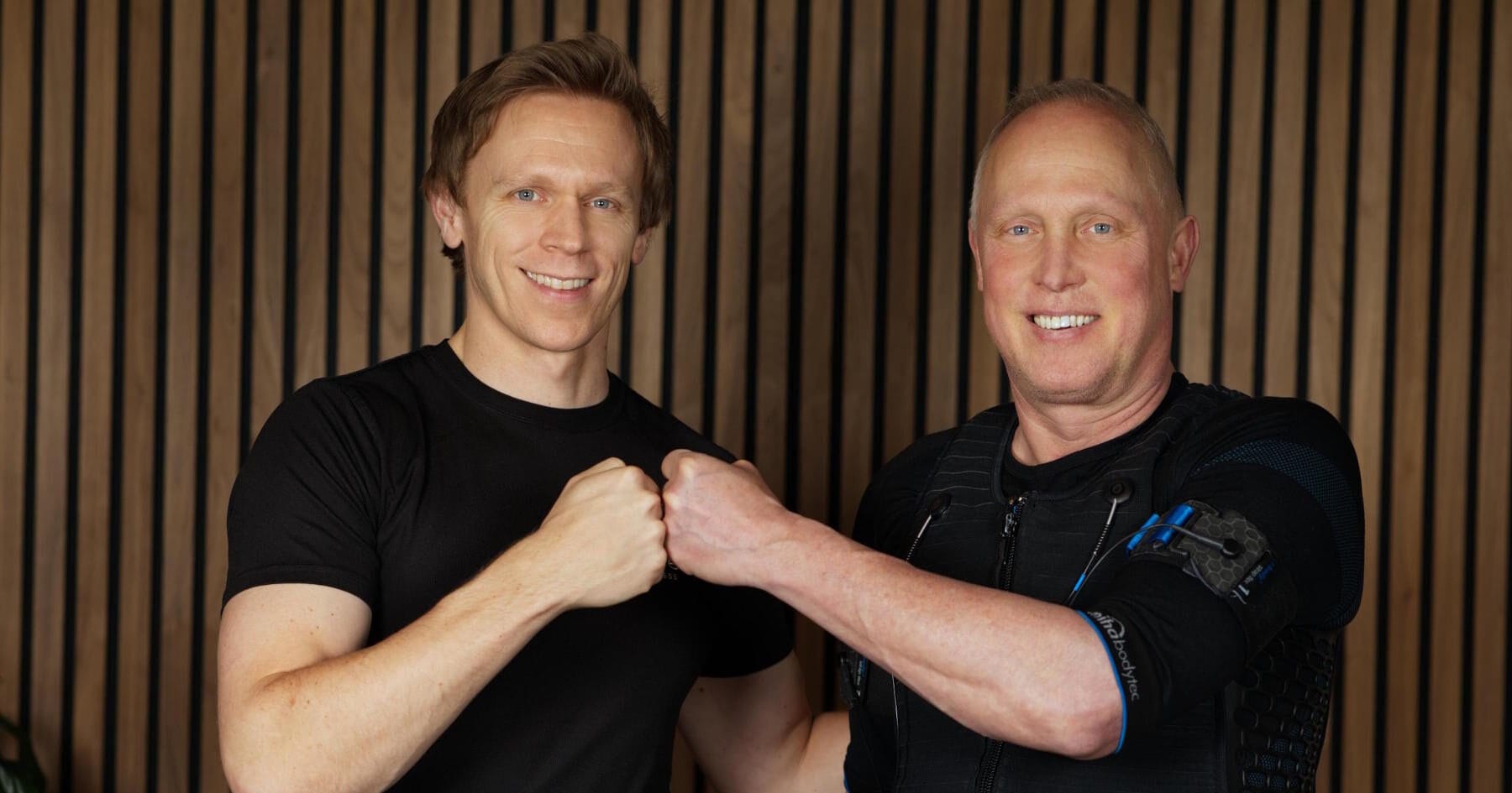 EMS client with their Vive Fitness Trainer in London